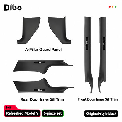 Refreshed Model Y / 6-piece set / original-style black
