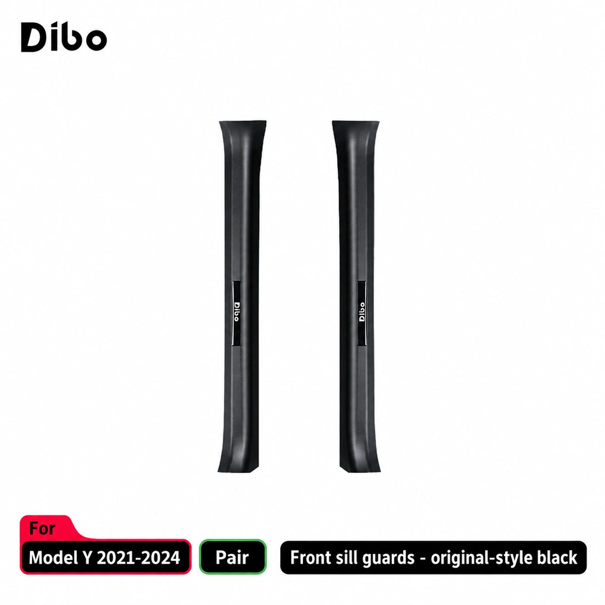 Model Y 2021-2024 / front sill guards - pair / original-style black