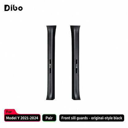 Model Y 2021-2024 / front sill guards - pair / original-style black