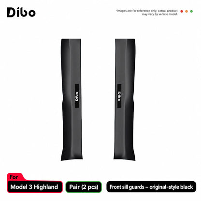 Model 3 Highland / front sill guards - pair / original-style black
