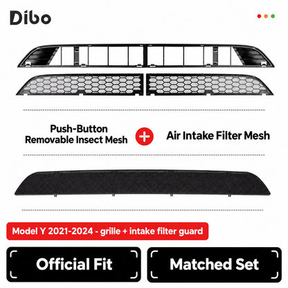 Model Y 2021-2024 - grille + intake filter guard