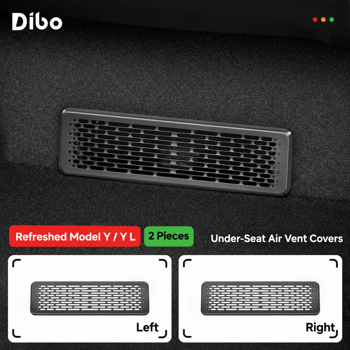 Refreshed Model Y / Y L - clip-in covers - pair