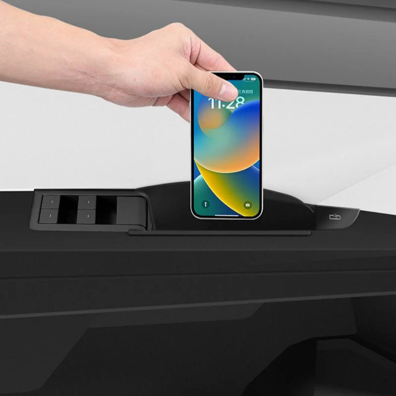 Door Handle Storage Box Organizer for Tesla Cybertruck 2024+ | Custom-Fit Interior Handle Tray | 4-Piece Set