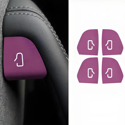 Tesla Model Y Juniper & Model 3 Highland Door Open Button Stickers – Premium Anti-Stain Suede Interior Upgrade