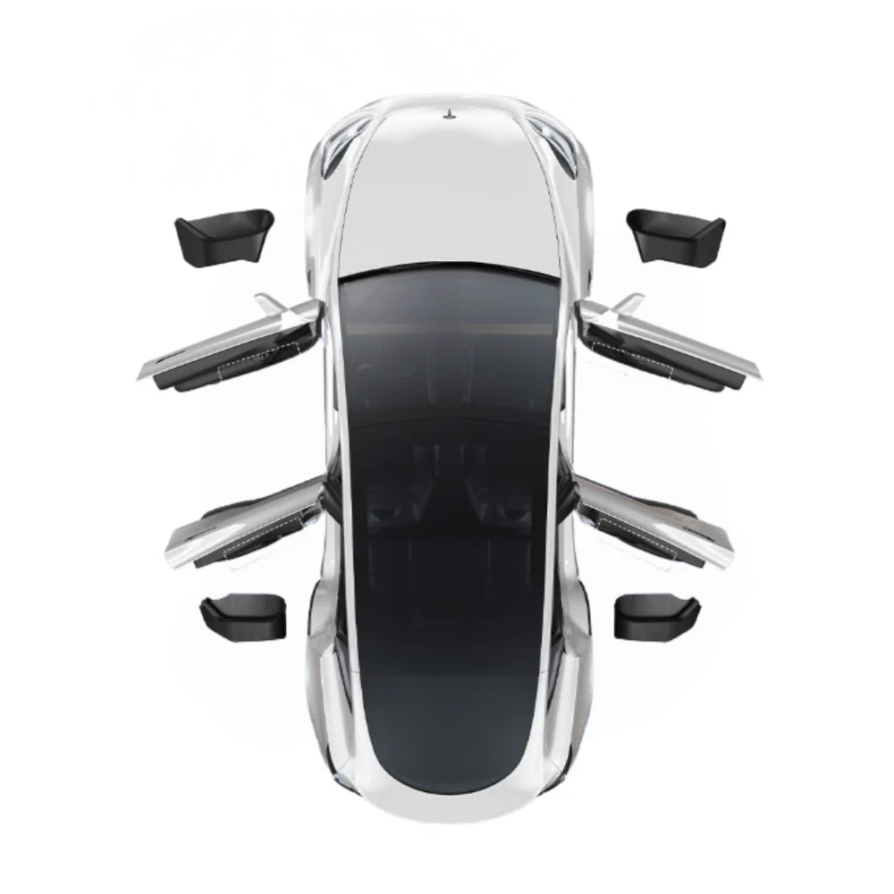 Door Storage Box for Tesla Model 3 Highland & Model Y Juniper (4PCS) – Full-Coverage Waterproof Door Pocket Organizer