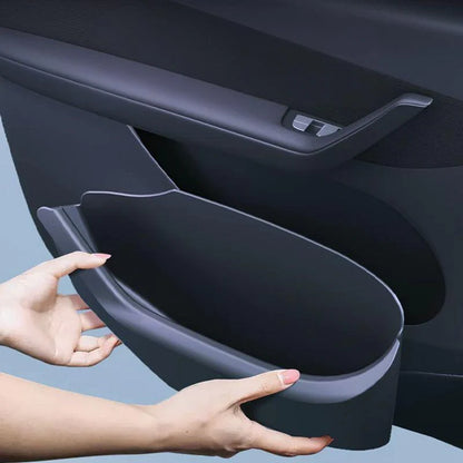 Door Storage Box for Tesla Model 3 Highland & Model Y Juniper (4PCS) – Full-Coverage Waterproof Door Pocket Organizer