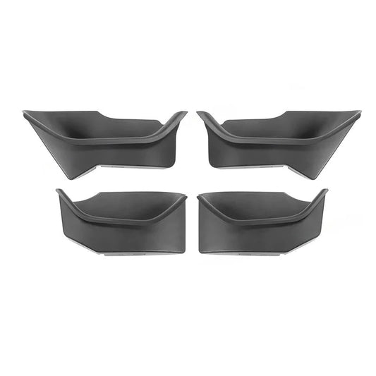 Door Storage Box Organizer for Tesla Model 3 Highland 2023.11–2024 | Custom-Fit TPE Door Pocket Insert | Non-Slip Interior Storage