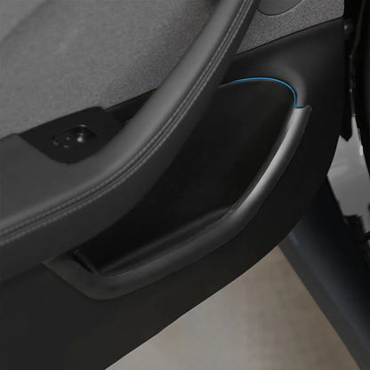 Door Storage Box Organizer for Tesla Model 3 Highland 2023.11–2024 | Custom-Fit TPE Door Pocket Insert | Non-Slip Interior Storage