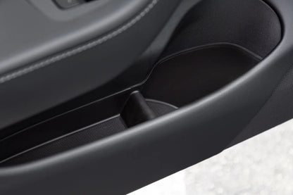 Tesla Model 3 Door Storage Protection Inserts – Front & Rear Pocket Liners, Black Thermoplastic Rubber