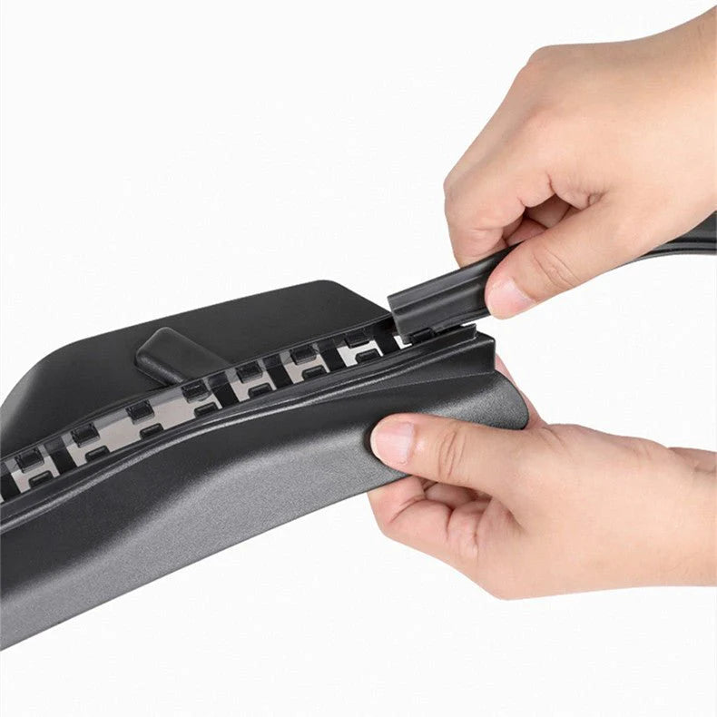Double-Channel Waterproof Strip for Tesla Model Y 2020–2024 | All-Weather Seal Guard | ABS+Rubber Protective Gap Cover