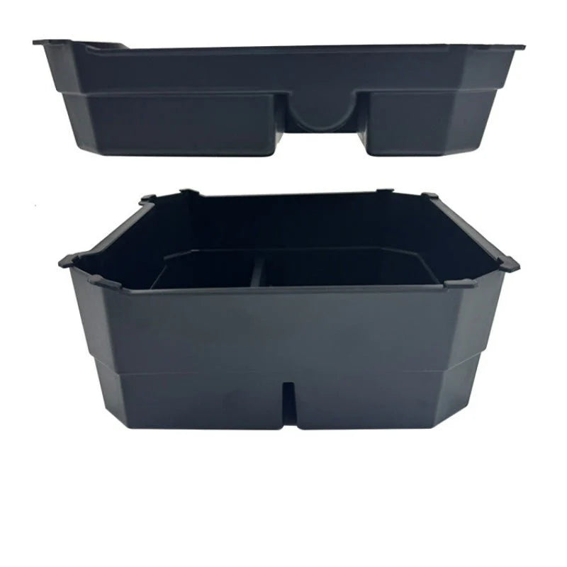 Double-Layer Center Console Storage Tray for Tesla Cybertruck (2024+), Custom-Fit Organizer Insert with Non-Slip Surface