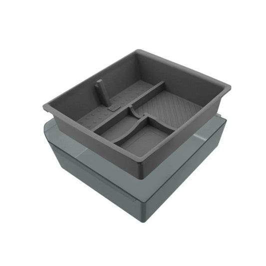Double-Layer Center Console Tray Organizer for Tesla Model 3 Highland (2024+) & New Model Y