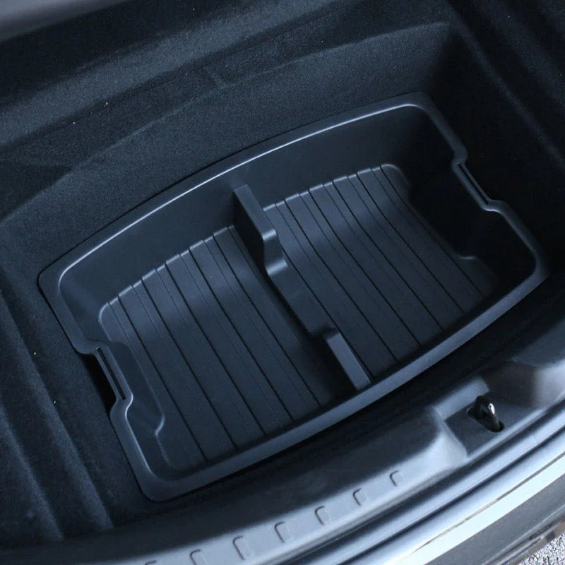 Double Trunk Storage Boxes for Tesla Model 3 Highland | Custom-Fit Rear Cargo Organizers