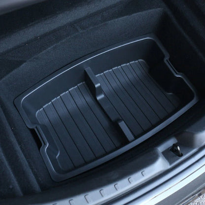 Double Trunk Storage Boxes for Tesla Model 3 Highland | Custom-Fit Rear Cargo Organizers