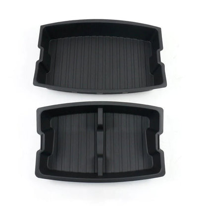 Double Trunk Storage Boxes for Tesla Model 3 Highland | Custom-Fit Rear Cargo Organizers