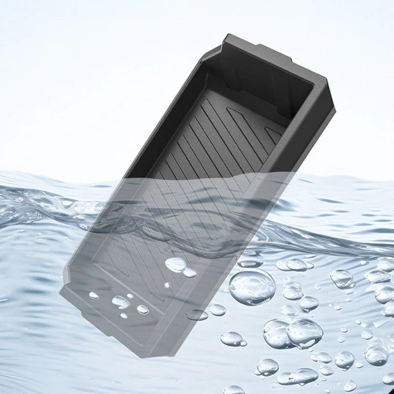 Drawer-Style TPE Under-Seat Storage Box for Tesla Cybertruck (2-Pack) | Custom Fit, Slide-Out Design, Washable & Odor-Free | 2024–Present