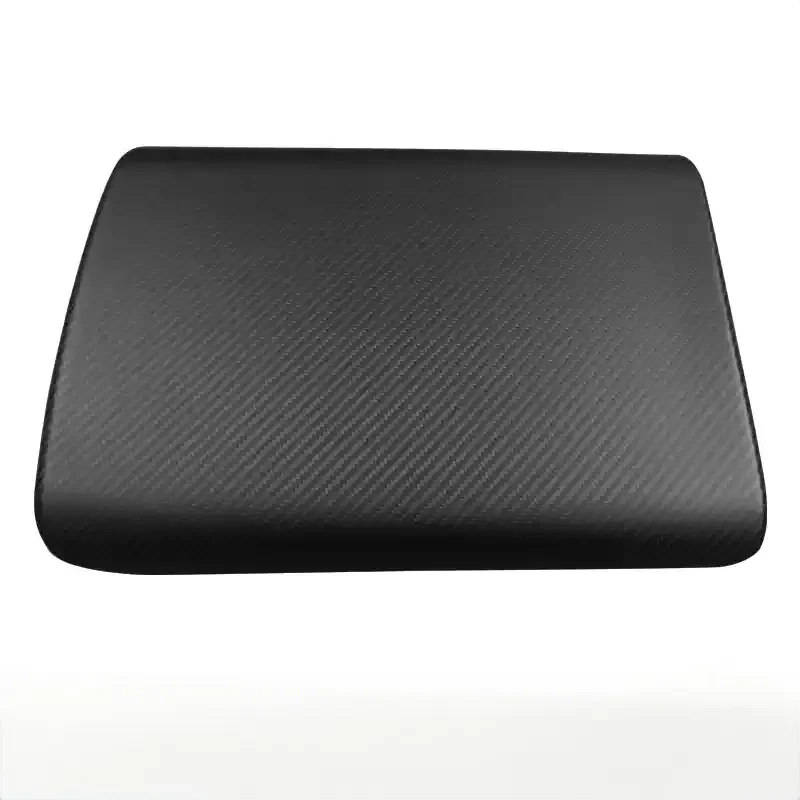 Dry Carbon Fiber Armrest Box Cover Overlay for Tesla Model S/X 2021+ | Real Carbon Interior Trim Upgrade