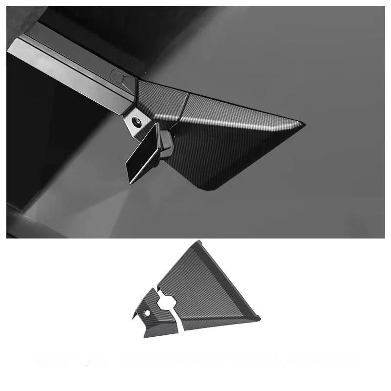 Dry Carbon Fiber Warning Light Cover Trim for Tesla Cybertruck 2024+ | Interior Protection & Upgrade