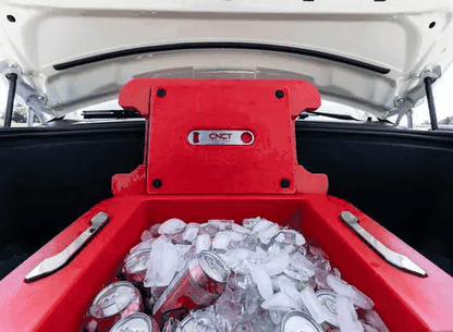 CNCT Hard Cooler for Tesla Model S Model 3 Model X  Model Y – Custom Fit Trunk & Frunk Cooler, 2-Day Ice Retention