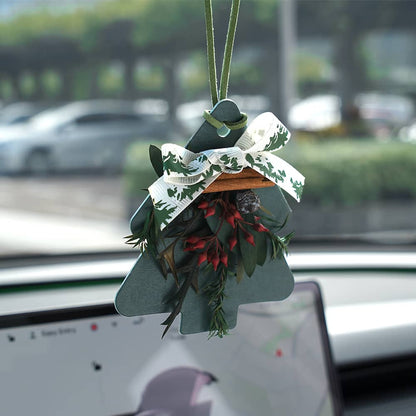 Universal Christmas Car Air Freshener Diffuser – Long-Lasting Holiday Scent | Premium Essential Oil Hanging Ornament