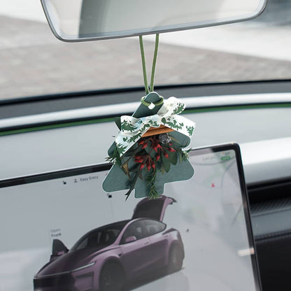 Universal Christmas Car Air Freshener Diffuser – Long-Lasting Holiday Scent | Premium Essential Oil Hanging Ornament