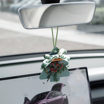 Universal Christmas Car Air Freshener Diffuser – Long-Lasting Holiday Scent | Premium Essential Oil Hanging Ornament