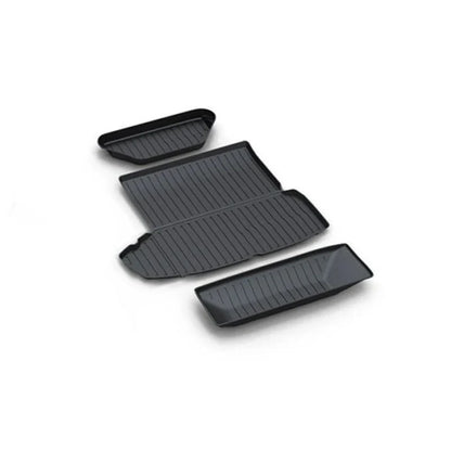All-Weather Floor Mats for Tesla Model S (2021–2025, Left-Hand Drive) | Custom-Fit TPE Interior Liners with Frunk & Trunk Protection
