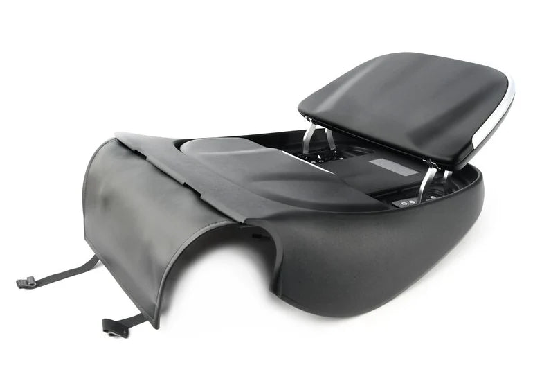 Seatback Foldable Table with Wireless Charging for Tesla Model 3 & Model Y (Rear Seat Work & Dining Tray)
