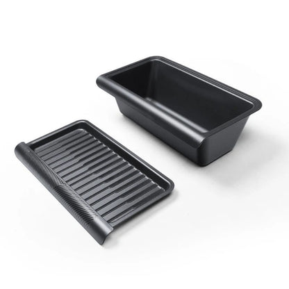 Under-Seat Storage Box (Front) for Tesla Model Y Juniper | Custom 1:1 Fit | Waterproof TPE | Anti-Slip & Safe Design