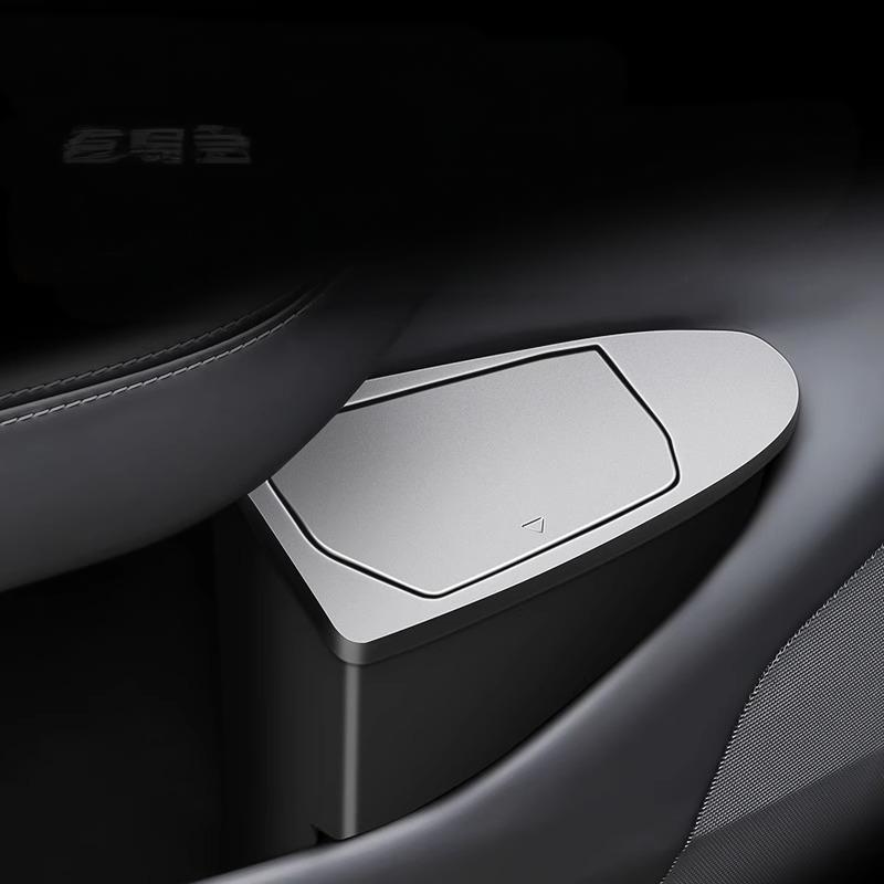 Front Door Trash Can Organizer for Tesla Model Y Juniper (2025+) – Custom-Fit Waste Bin (2PCS)