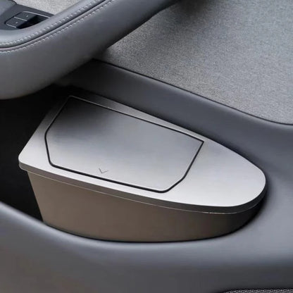 Front Door Trash Can Organizer for Tesla Model Y Juniper (2025+) – Custom-Fit Waste Bin (2PCS)