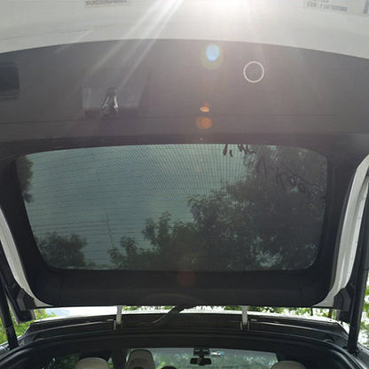 Front Skylight Roof & Tailgate Sunshade for Tesla Model X (2016–Present) | UV & Heat Blocking Roof Sunshade