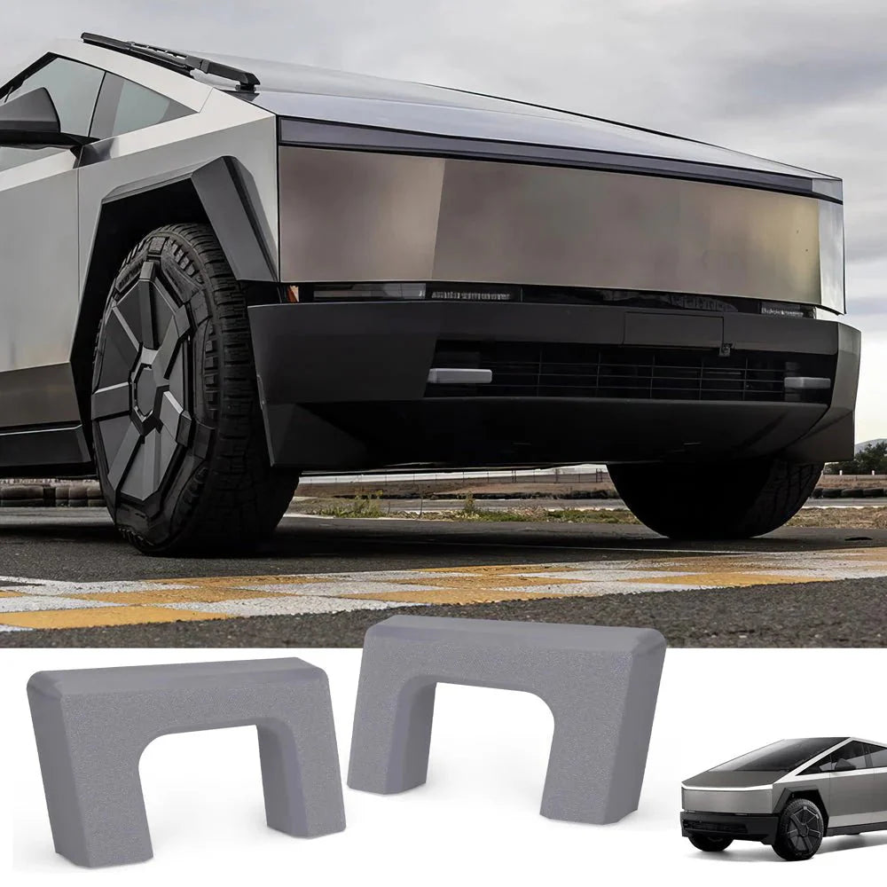 Front Tow Hook Covers for Tesla Cybertruck 2024-On (2PCS) | Custom-Fit TPU Protective Caps | Impact-Resistant | Easy Snap-On Installation