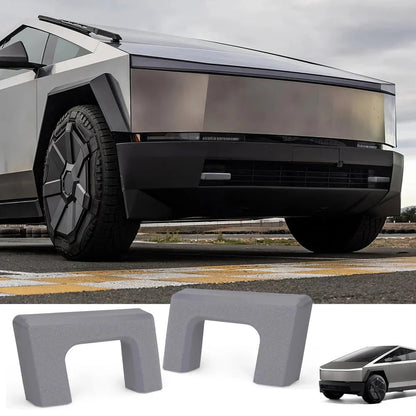 Front Tow Hook Covers for Tesla Cybertruck 2024-On (2PCS) | Custom-Fit TPU Protective Caps | Impact-Resistant | Easy Snap-On Installation