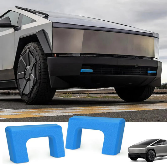 Front Tow Hook Covers for Tesla Cybertruck 2024-On (2PCS) | Custom-Fit TPU Protective Caps | Impact-Resistant | Easy Snap-On Installation