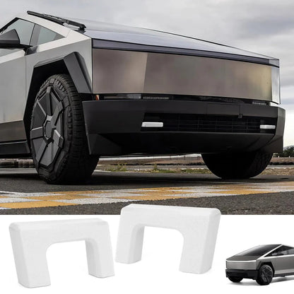 Front Tow Hook Covers for Tesla Cybertruck 2024-On (2PCS) | Custom-Fit TPU Protective Caps | Impact-Resistant | Easy Snap-On Installation