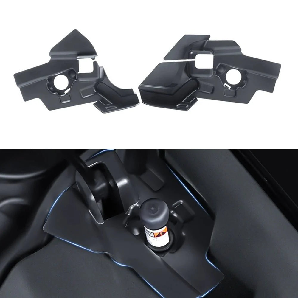 Front Trunk Drain Channel Cover for Tesla Model 3 Highland 2024+ (2-Pack) | Water Protection, Anti-Clogging ABS Guard | Left-Hand-Drive Only