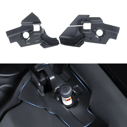 Front Trunk Drain Channel Cover for Tesla Model 3 Highland 2024+ (2-Pack) | Water Protection, Anti-Clogging ABS Guard | Left-Hand-Drive Only