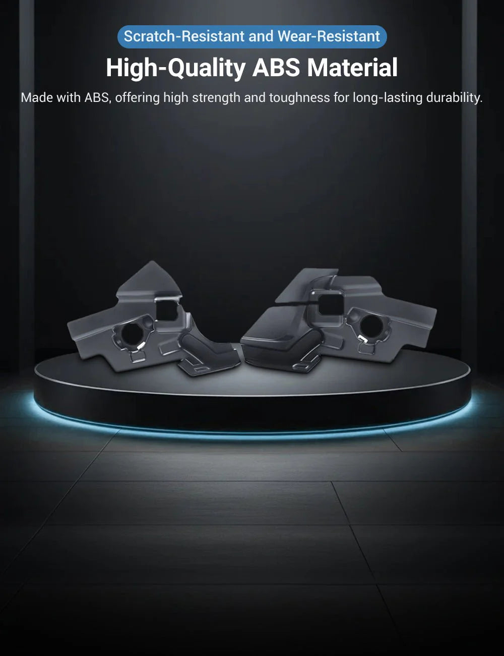 Front Trunk Drain Channel Cover for Tesla Model 3 Highland 2024+ (2-Pack) | Water Protection, Anti-Clogging ABS Guard | Left-Hand-Drive Only