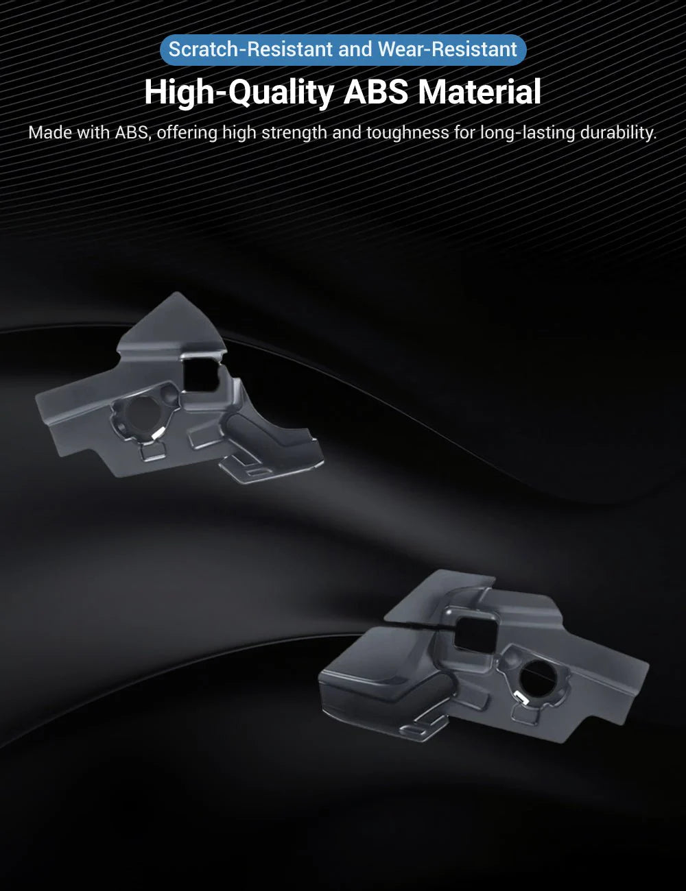 Front Trunk Drain Channel Cover for Tesla Model 3 Highland 2024+ (2-Pack) | Water Protection, Anti-Clogging ABS Guard | Left-Hand-Drive Only