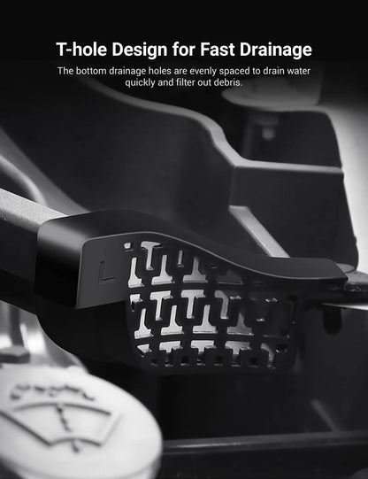 Front Trunk Water Drain Channel Anti-Clogging Mesh Screen for Tesla Model Y 2020–2024 (2PCS)