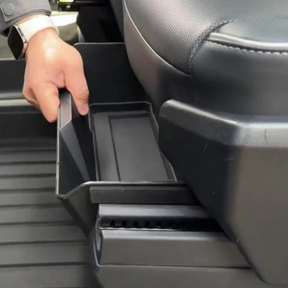 Front Under-Seat Storage Box for Tesla Cybertruck 2024-On | Custom Fit, Durable & Extra Cabin Storage