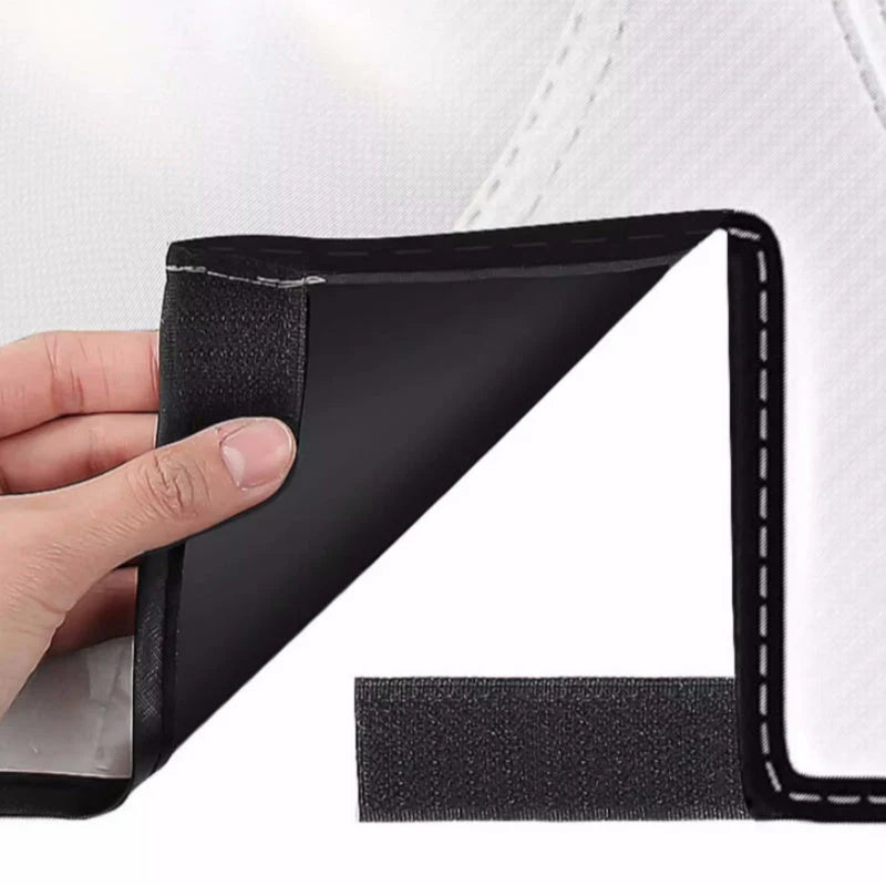 Custom Front Windshield Sunshade for Tesla Cybertruck | 99% UV Protection | Heat & Glare Reduction | No-Damage Velcro Installation