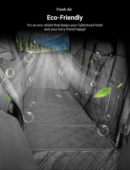 Full-Cover Rear Dog Seat Cover for Tesla Cybertruck (2024-Present) | Waterproof Heavy-Duty Pet Hammock