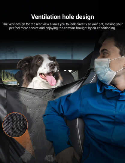 Full-Cover Rear Dog Seat Cover for Tesla Cybertruck (2024-Present) | Waterproof Heavy-Duty Pet Hammock