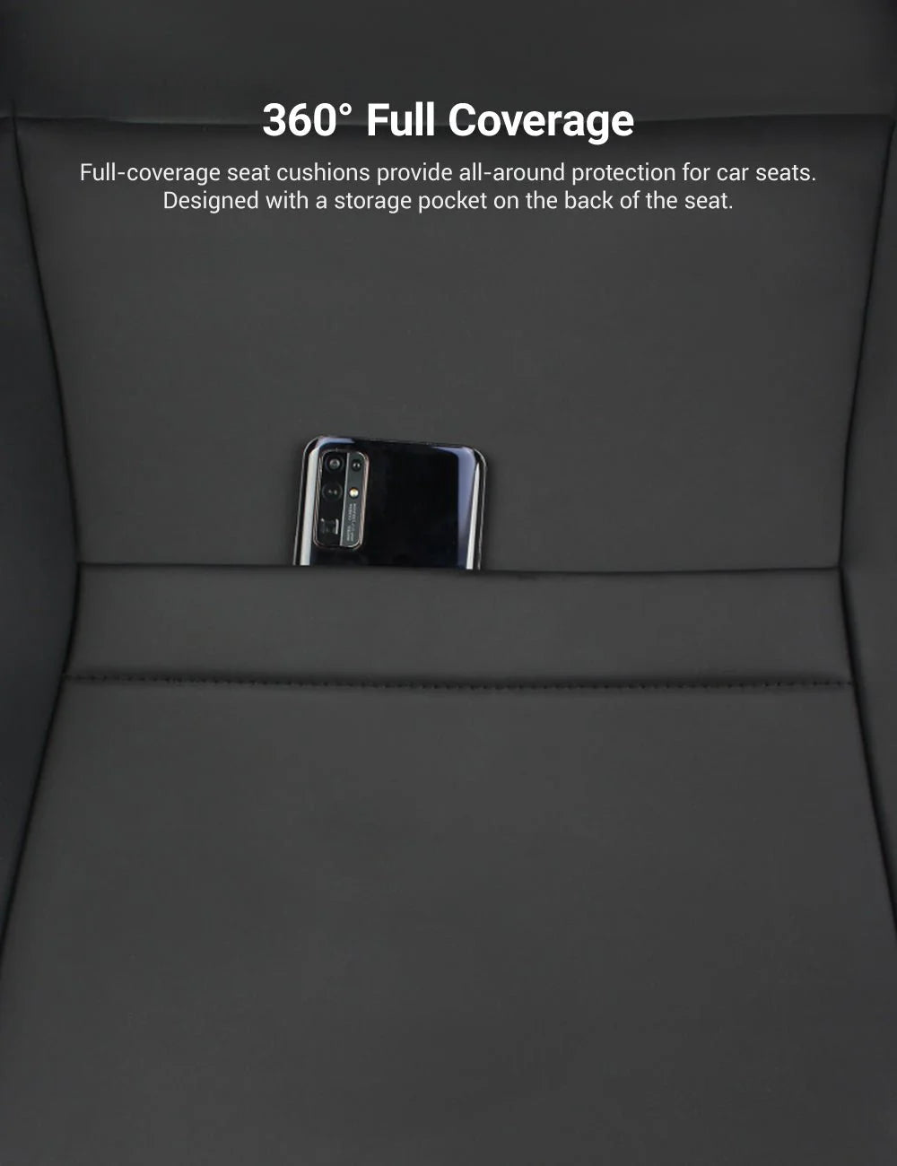 Full Nappa Leather Seat Covers for Tesla Cybertruck (10-Piece Set) | 360° Protection | Custom Fit | 2024–Present