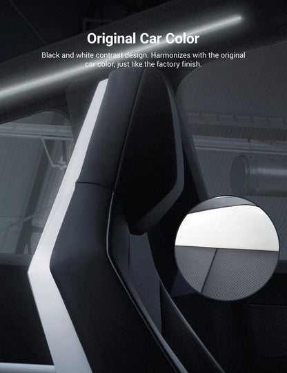 Full Nappa Leather Seat Covers for Tesla Cybertruck (10-Piece Set) | Custom Fit, 360° Protection | 2024–Present