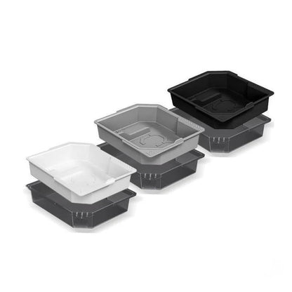 Functional Central Control Storage Box for Tesla Model Y Juniper & Model 3 Highland | Dual-Layer Hidden Organizer (Food-Grade Silicone)