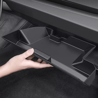 Premium Glove Box Organizer for Tesla Model 3 Highland (2024+) & Model Y Juniper (2025+) – Custom-Fit Drawer-Style TPE Storage Box