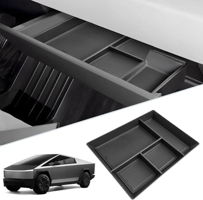 Custom Glove Box Organizer Storage Box for Tesla Cybertruck (2024–Present)
